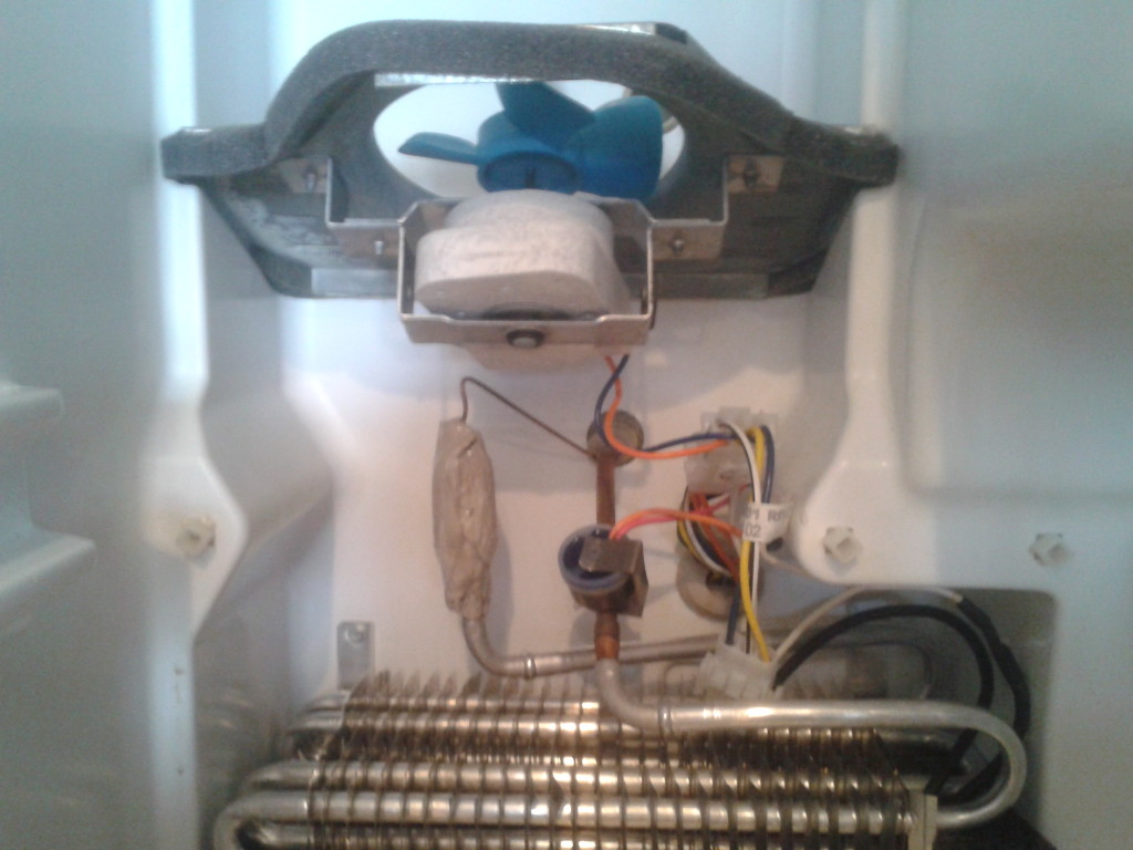 Repair of Maytag Refrigerator that needed defroster repair.